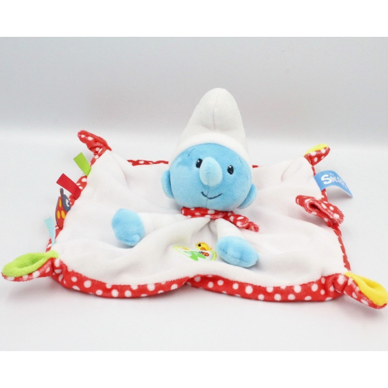 Doudou plat Schtroumpf Smurf PEYO 2016