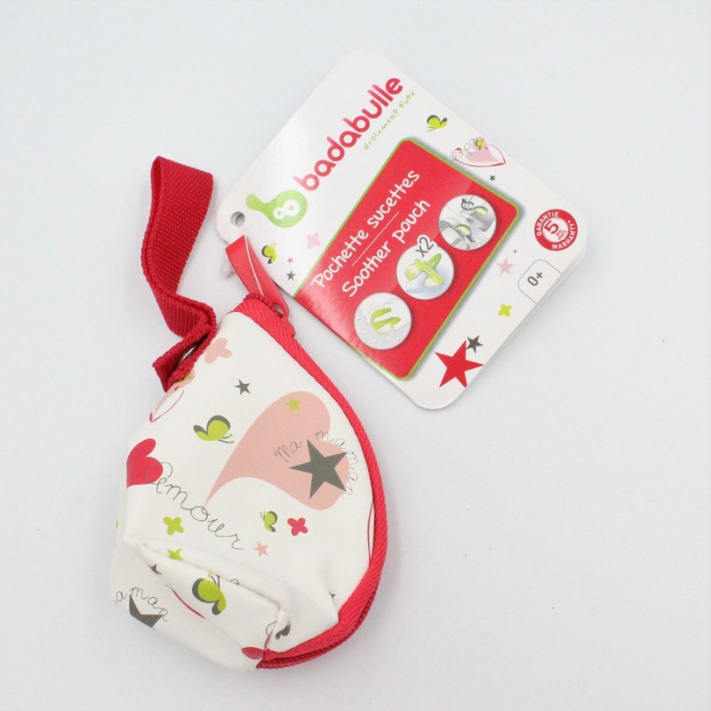 Pochette sucettes tétines BADABULLE