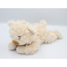 Doudou peluche micro ondable ours beige HABIBI