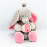 Doudou éléphant gris rose balle SIMBA TOYS NICOTOY