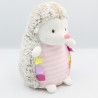 Doudou hérisson beige blanc rose Luminou JEMINI