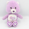 Peluche Bisounours mauve Groscadeau sucettes CARE BEARS