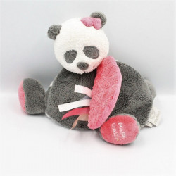 Doudou panda gris blanc...