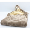 Doudou Emma la taupe marron beige mouchoir couverture NOUKIE'S