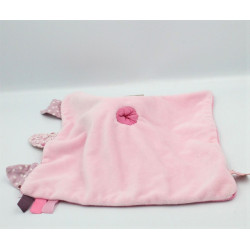 Doudou plat hérisson gris rose vert Manon NATTOU