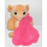 Peluche Kiara le roi lion allongé DISNEY 