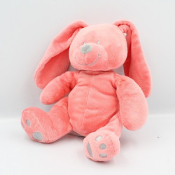 Doudou lapin rose gris SIMBA TOYS KIABI