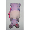 Doudou zébre mauve violet AUCHAN