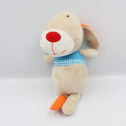 Doudou lapin beige bleu orange TAILOR LILLIPUTIENS