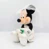 Peluche souris Minnie en robe de mariée DISNEY