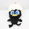 Doudou peluche bouillotte poussin noir coquille CALIMERO PAGOT