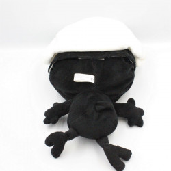 Doudou peluche bouillotte poussin noir coquille CALIMERO PAGOT