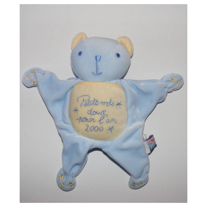Doudou ours petits mots doux pour l'an 2000 SUCRE D'ORGE