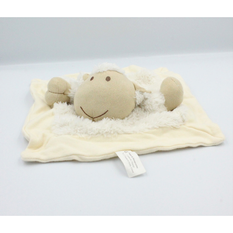 Doudou plat mouton blanc NATURE ET DECOUVERTE