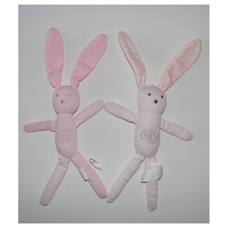 Doudou lapin rose bB CENTRAL VET