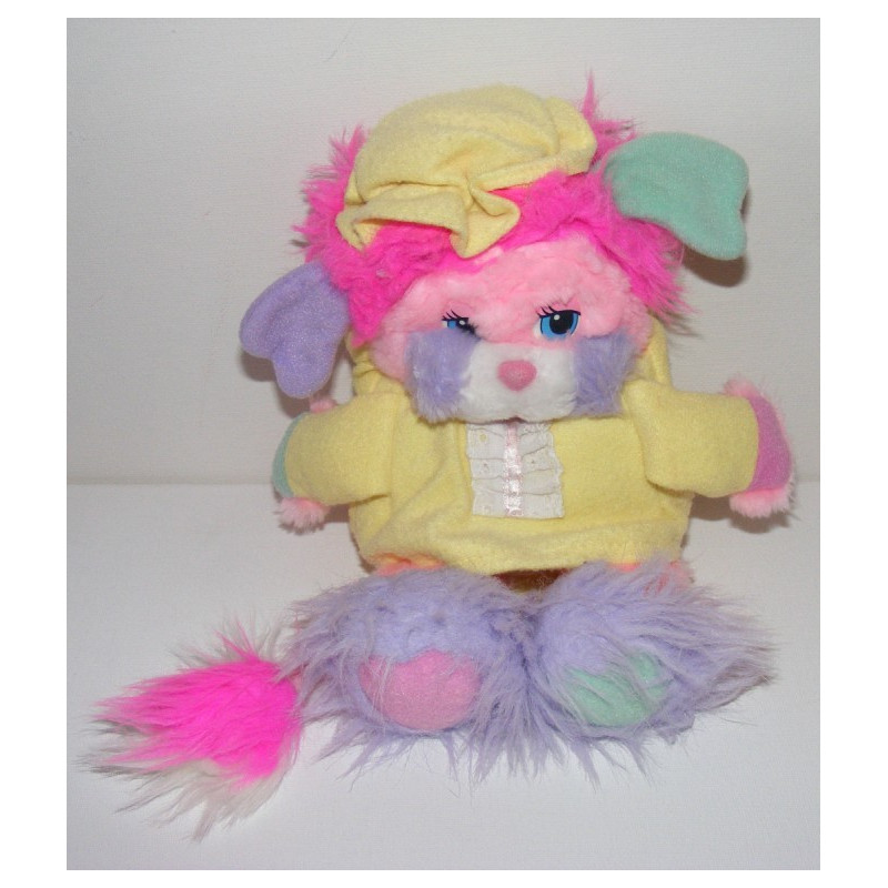 Peluche Popples en pyjama jaune MATTEL Peluche Popples en pyjama jaune MATTEL