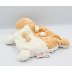 Doudou semi plat coccinelle orange blanc Les Jouets Tout Compte Fait