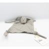 Doudou plat lapin gris DUCKY BEAU