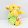 Doudou le roi lion Simba  couverture feuille papillon DISNEY BABIES