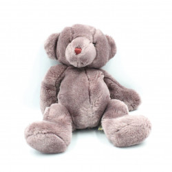 Doudou peluche ours violet prune HISTOIRE D'OURS