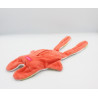 Doudou plat lapin blanc rouge pois Double face CATIMINI
