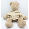 Grand Doudou peluche ours pull laine Basile et Lola MOULIN ROTY
