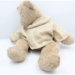 Grand Doudou peluche ours pull laine Basile et Lola MOULIN ROTY