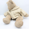 Grand Doudou peluche ours pull laine Basile et Lola MOULIN ROTY