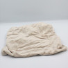Doudou plat mouton beige blanc EURODIF