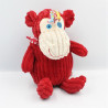 Doudou Bogos le singe rouge LES DEGLINGOS