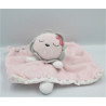 Doudou plat lion rose blanc gris Tender Dreams OBAIBI