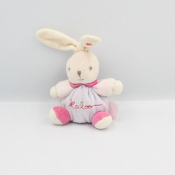 Mini Doudou lapin mauve rose lilirose KALOO