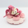 Doudou et compagnie ours rose col étoile carambole Petit Modéle