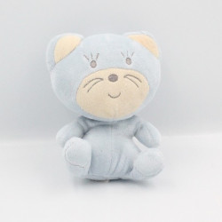 Doudou chat bleu NOUNOURS