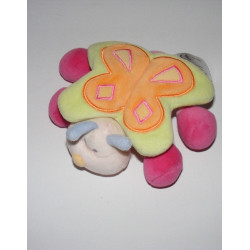 Doudou papillon vert rose orange KIABI