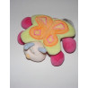 Doudou papillon vert rose orange KIABI
