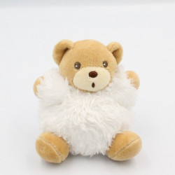 Mini Doudou ours blanc Fur fourrure KALOO