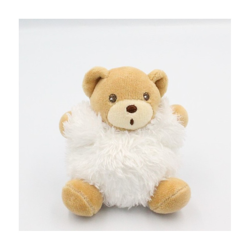 Mini Doudou ours blanc Fur fourrure KALOO