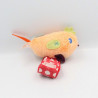 Attache tétine Doudou oiseau orange KALOO