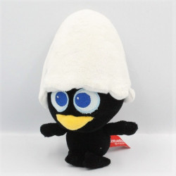 Doudou Peluche poussin noir coquille CALIMERO