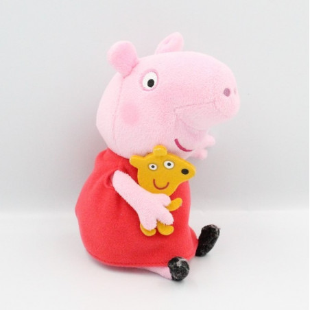 Doudou cochon rose rouge PEPPA PIG