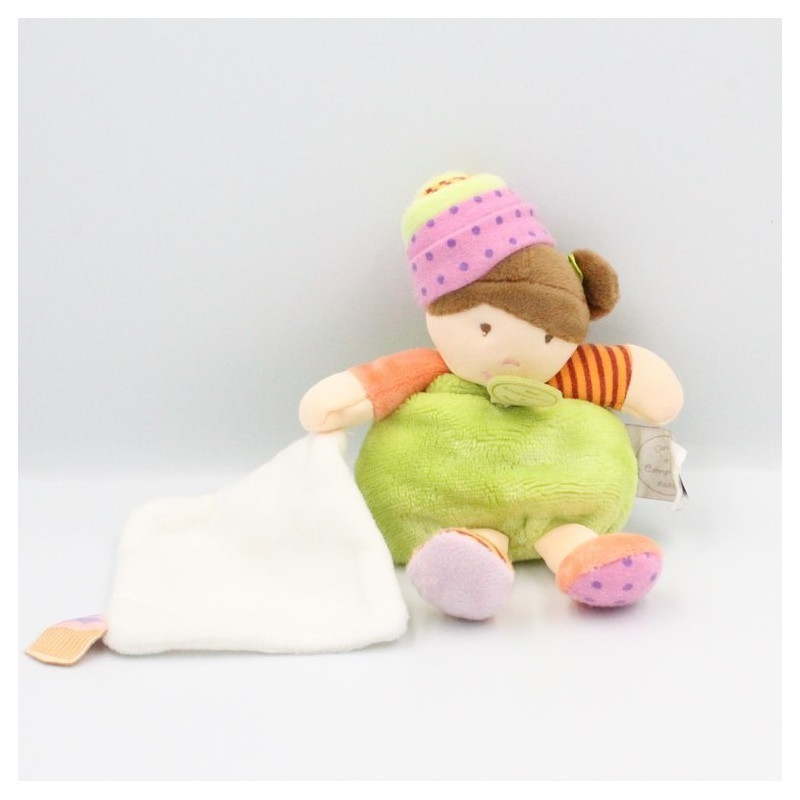Doudou et compagnie poupée verte LES DEMOISELLES CUPCAKES