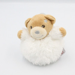 Mini Doudou ours blanc Fur fourrure étoile KALOO