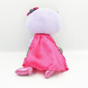 Doudou chat mauve violet rose pois cape SOSTRENE GRENES
