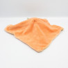 Doudou plat vache orange coeur MOTS D'ENFANTS