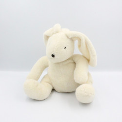 Doudou lapin blanc DPAM Du Pareil Au Même