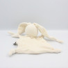 Doudou plat lapin blanc LES PETITES MARIE