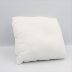 Doudou musical coussin blanc ours gris DPAM DU PAREIL AU MEME