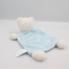 Doudou plat ours bleu tortue TEX BABY