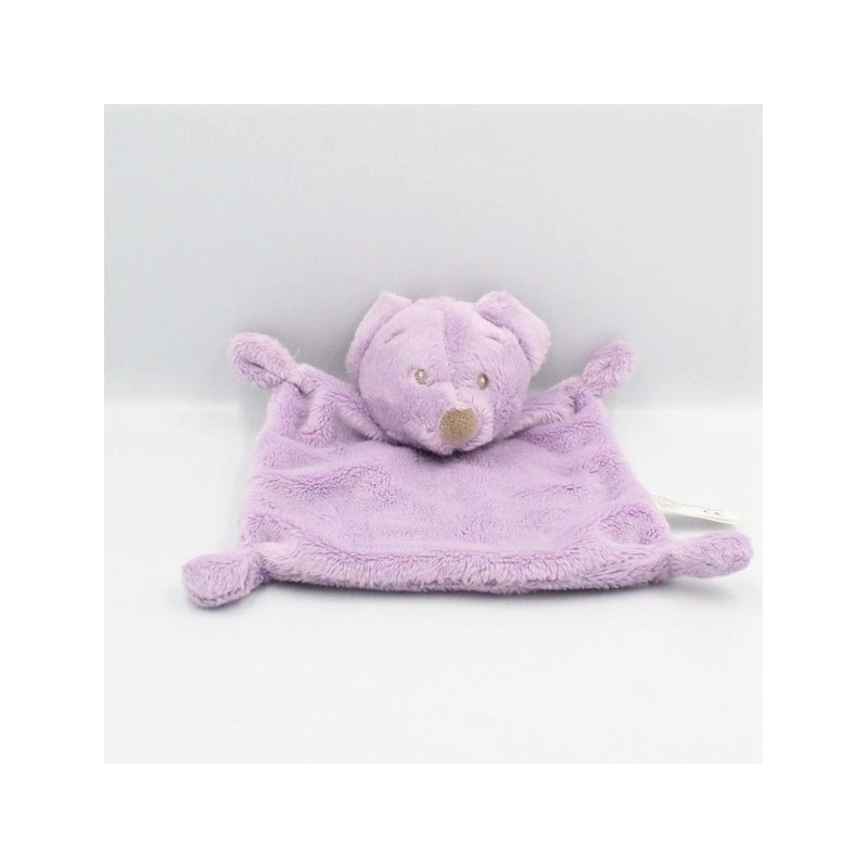 Doudou plat ours mauve KIABI SIMBA TOYS